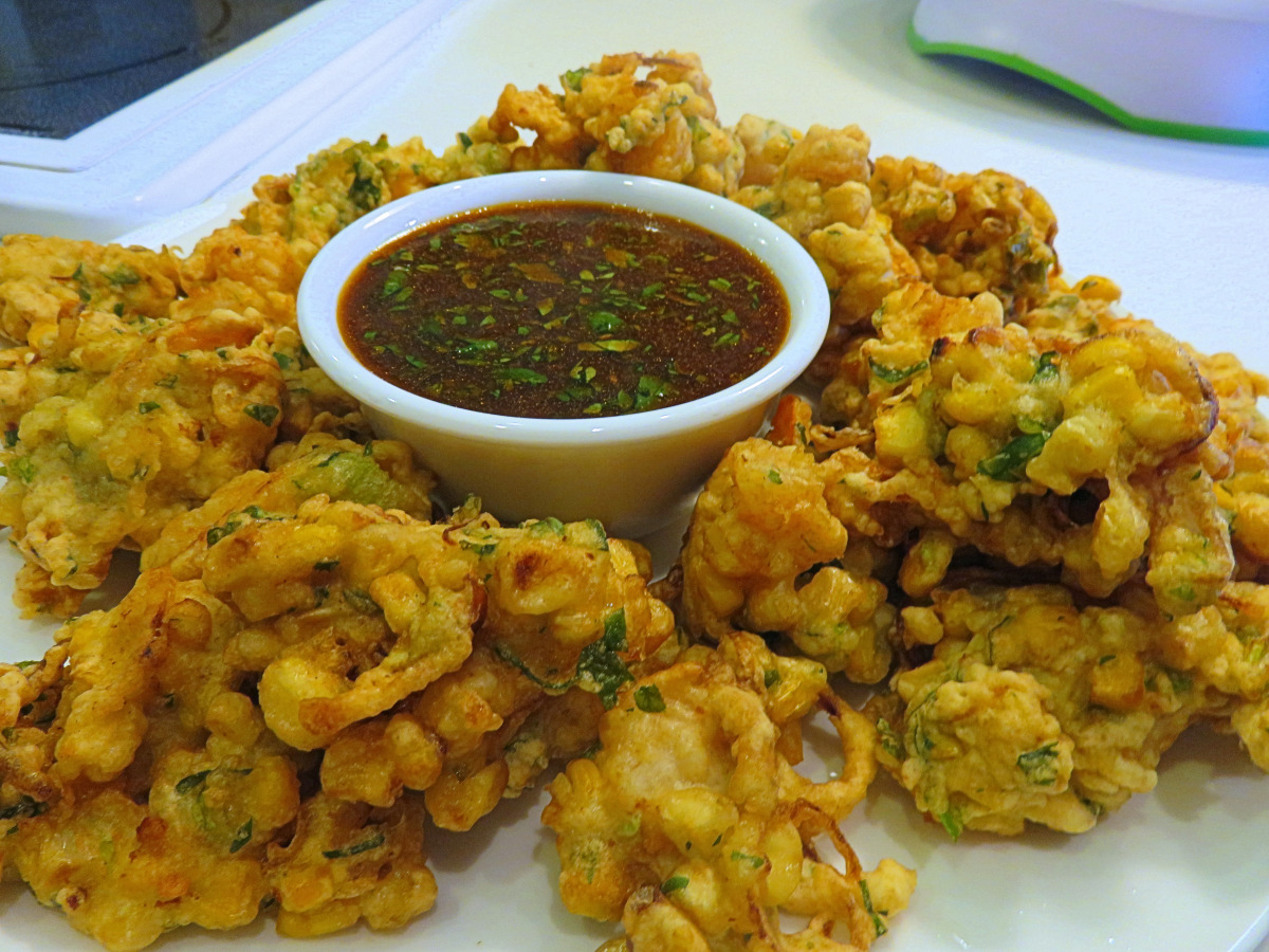 Corn and Shrimp Fritters Recipe